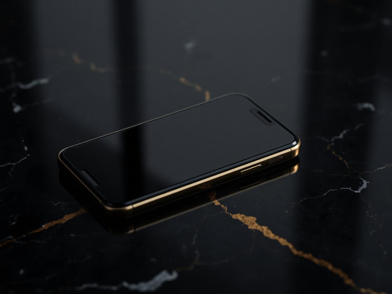 Celular sobre superfície escura representando conteúdo distribuído por tráfego orgânico